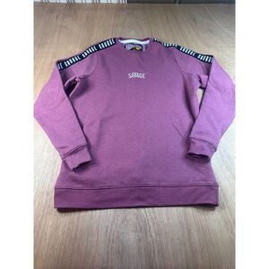 San Francisco Savage Mens Sweatshirt Large Salmon Crewneck Fleece Logo